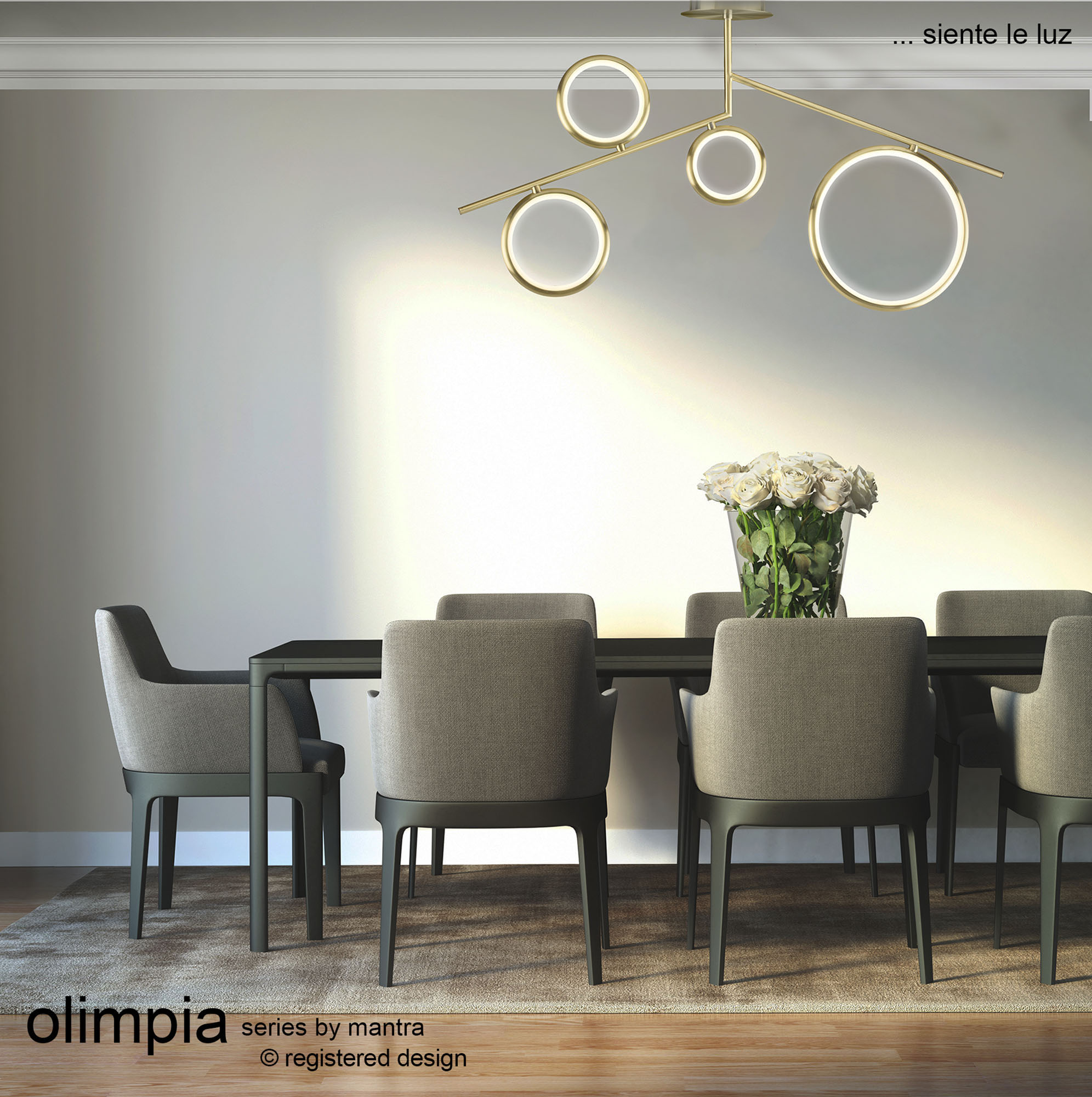 Olimpia SG Ceiling Lights Mantra Semi Flush Fittings